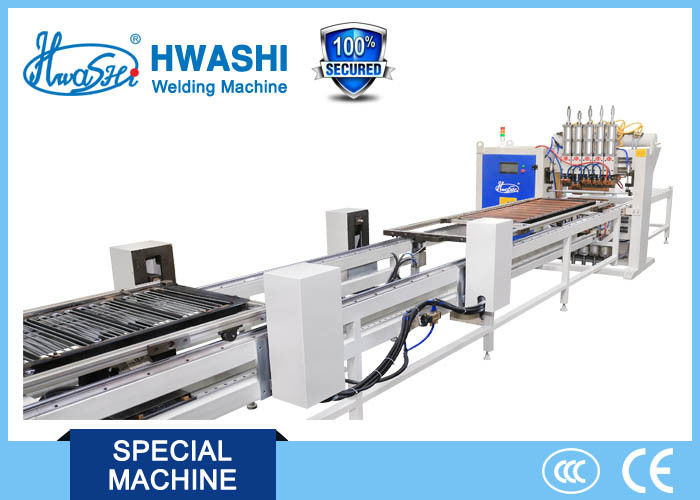 Five Head Iron Wire Rack Shelf Pneumatic Spot Welding Machine DC Steel Wire Welder