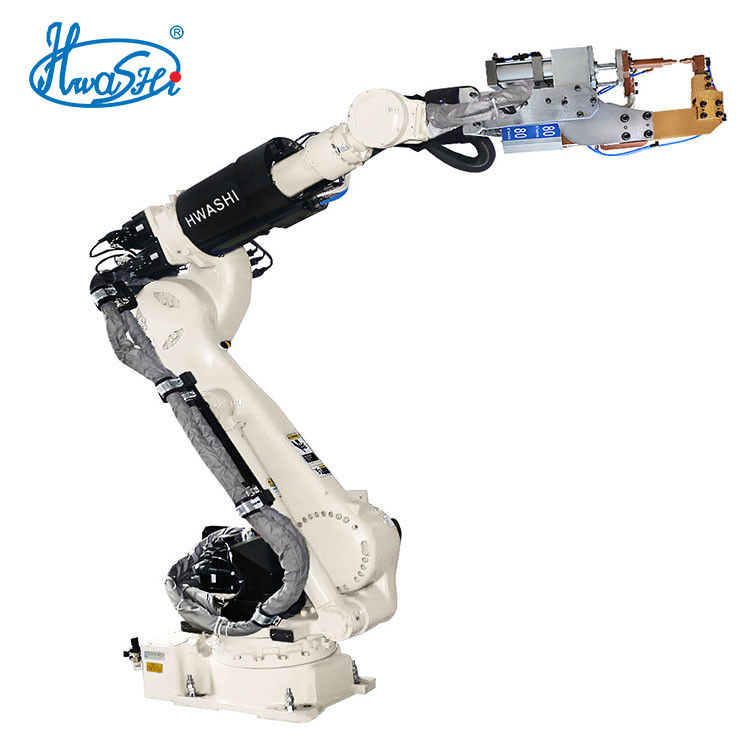 TIG/MIG/MAG Industrial Welding Robots Hwashi 6 Axis With Pinch Welder / Seam Tracer