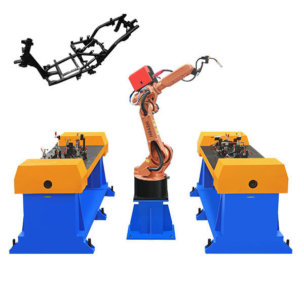 1100 Kg Industrial Welding Robots 1 Year Warranty For Automobile / Car Oil Tank