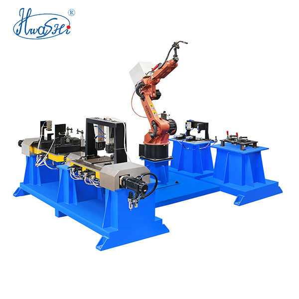 1100 Kg Industrial Welding Robots 1 Year Warranty For Automobile / Car Oil Tank