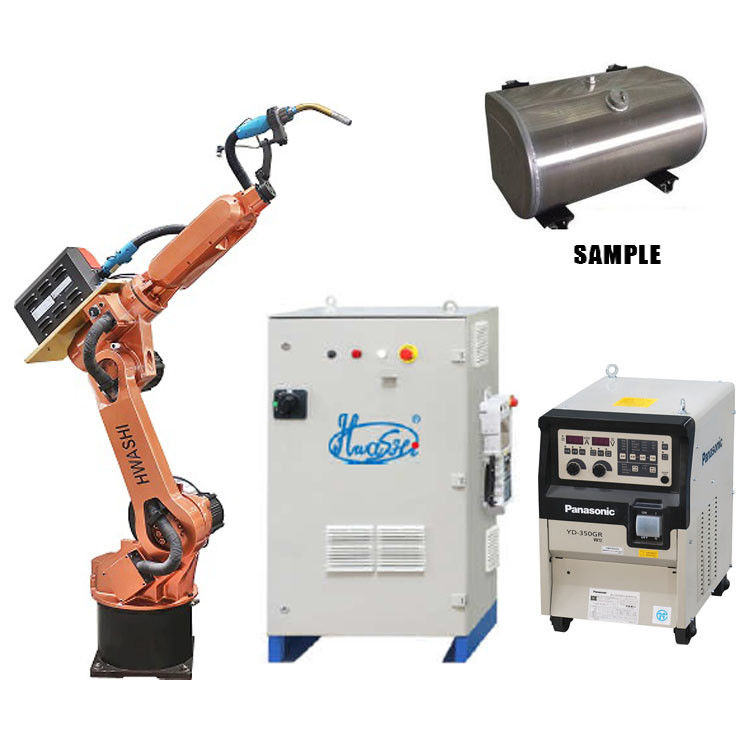 HWASHI 6 Axis Industrial Welding Robot , Professional High Efficiency Industrial Spot welding Robot Price