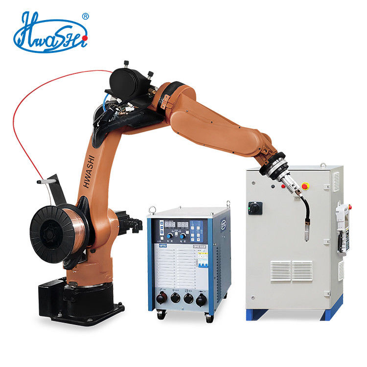 HWASHI 6 Axis Industrial Welding Robot , Professional High Efficiency Industrial Spot welding Robot Price