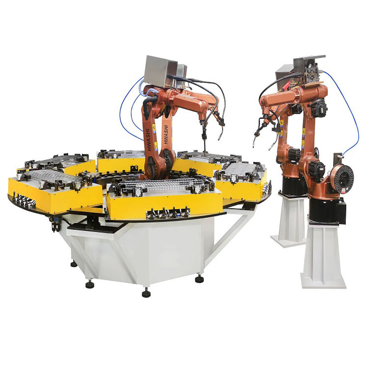 Hwashi Storage Rack Corner Industrial Welding Robots AC Servo