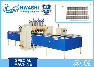 6 head Automatic Condenser Wire Mesh Spot Welding Machine With DC Welding