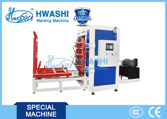 Hwashi IBC Cage Frame Locking Machine For Intermediate Bulk Container Production Line