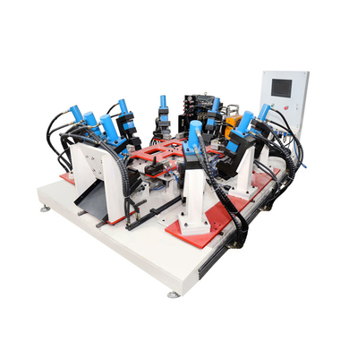 Hwashi IBC Cage Frame Hole Making Machine Automatic Production Line
