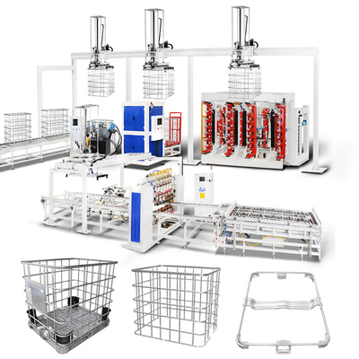 High Speed Automatic Cage Welding Machines For IBC Cage Frames
