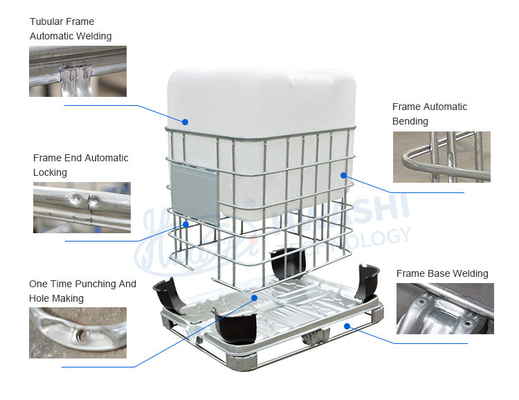 High Accuracy Automatic IBC Cage Welding Machine Short Welding Time CE