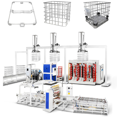 IBC Cage Frame Automatic Welding Machine Stable and Durable Reinforced Gantry Structure