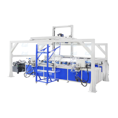 Automatic Double Bending Shrinking Machine IBC Stainless Steel Frame Tube Forming Machines
