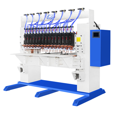 HWASHI Automatic Spot Welding Of Stiffeners On Shelves , Automatic Resistance Welding Machine