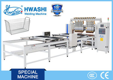 Hwashi Kitchen Wire Basket Welding Machine, Automatic Welded Wire Mesh Welding Machine