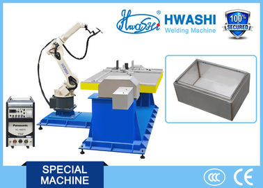 Metal Frame Automatic Welding Robot , Industrial Robot MIG Welding Machine 3400W