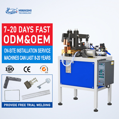 Hwashi Steel Bar Wire Rod Flash Butt Welding Machine AC 380V 50KVA For Metal Wires
