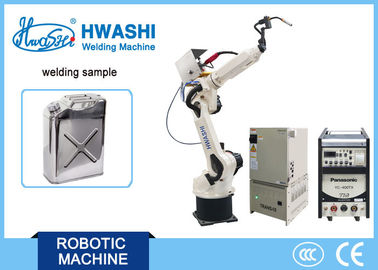 Automatic 6 Axis Industrial Mig Welding Robot  Metal Jerry Can Making Automatic System