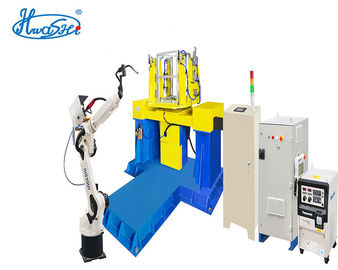 360°Rotation Hwashi Robotic Spot Welding Machine CNC With Servo Motor 3400W