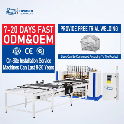 Automatic CNC Rebar Mesh Welding Machine Wire Mesh Making Spot Welder Industrial Production Equipment Cage Wire Mesh Welded