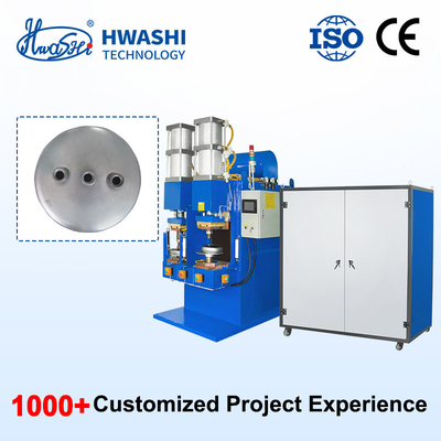 Hwashi Automobile Gas Storage Tank End Cap Nut Welding Machine