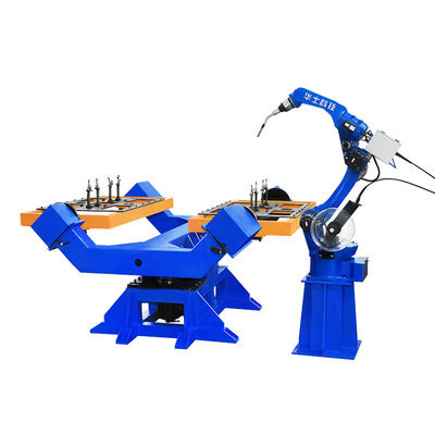 Hwashi Industrial CNC Welding Machine Robotic 6 Axis with Servo, Welding Robot Arm Positioner Rack, Automatic TIG Welding Robot