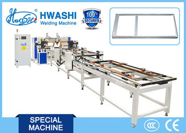 Automatic Sheet Metal Welder , Spot Welding Machine With Aluminum Window Frame