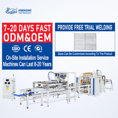 Hwashi Automatic Multiple Head Wire Mesh Spot Welding Machine with Adaptive Welding Technology and High-Precision Positioning