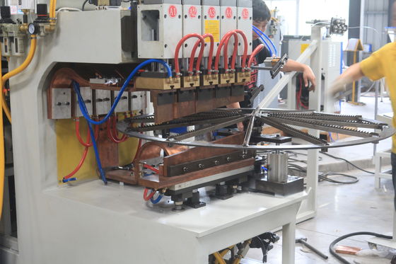 Three Phase 100KVA Spiral Fan Guard Spot Welding Machine