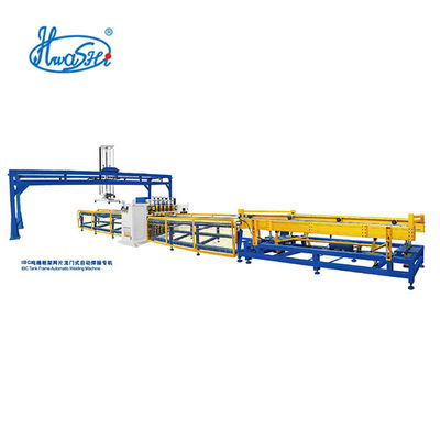 IBC Cage Frame PLC 400KVA Iron Tube Mesh Machine