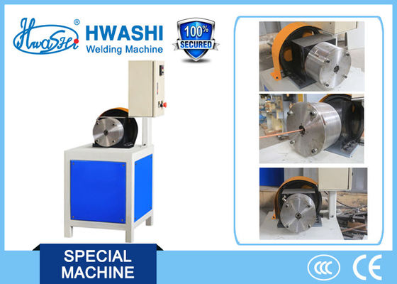 HWASHI Condenser Copper / Aluminium Bundy Tube End Shrinking Machine