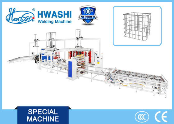 Hwashi Full Automatic IBC Cage Frame Welding Machine Production Line