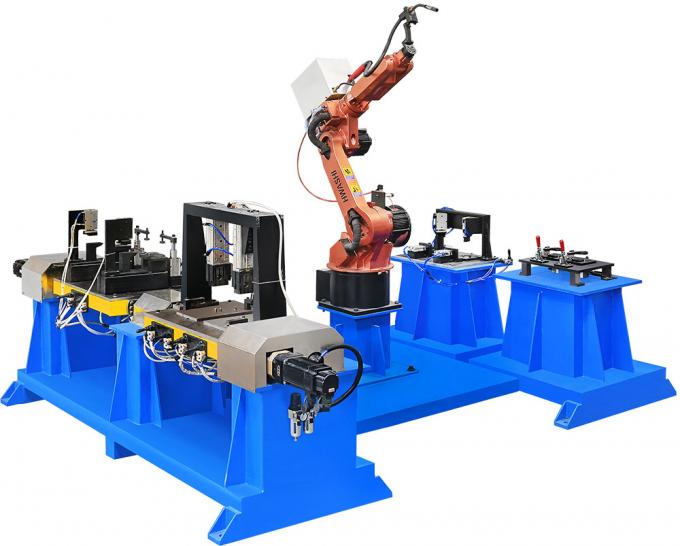Automatic Arc CO2 MIG Welding Robot for Auto Parts / Bearing Parts