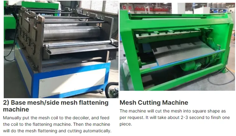 Hwashi Large Metal Storage Basket Stainless Steel Wire Basket Production Line, Customize Welding Wire Mesh Basket 3