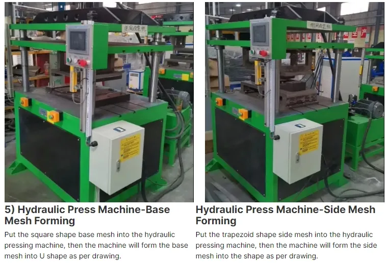 Hwashi Large Metal Storage Basket Stainless Steel Wire Basket Production Line, Customize Welding Wire Mesh Basket 5