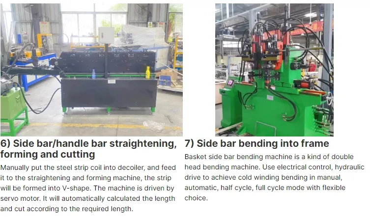 Hwashi Large Metal Storage Basket Stainless Steel Wire Basket Production Line, Customize Welding Wire Mesh Basket 6