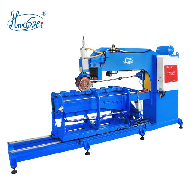 Hwashi High Quality Stainless Steel Automatic Double Station Circular Rolling Seam Welding Machine Manufacturer for Oil Tank 1