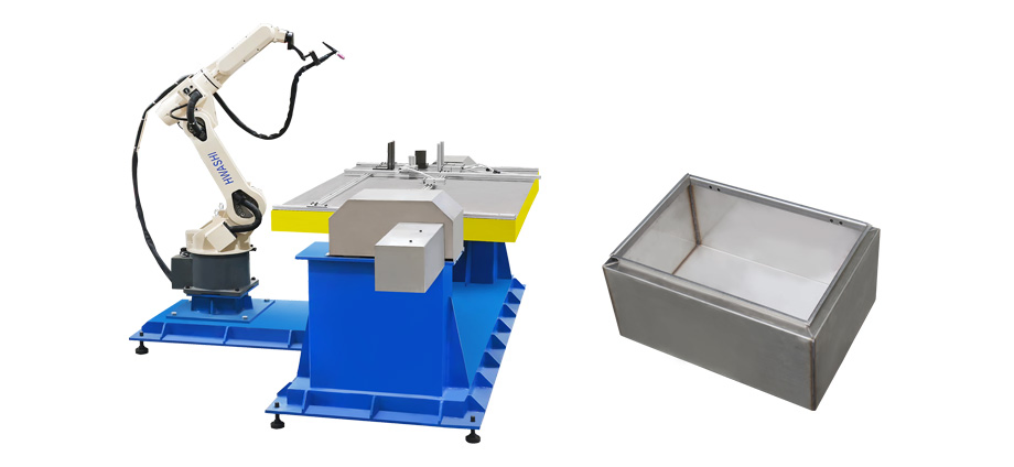 Hwashi Industrial CNC Welding Machine Robotic 6 Axis with Servo, Welding Robot Arm Positioner Rack, Automatic TIG Welding Robot
