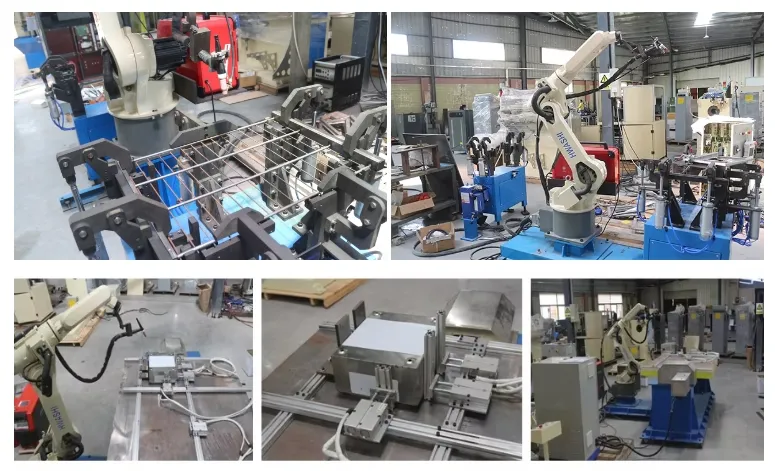Hwashi Industrial CNC Welding Machine Robotic 6 Axis with Servo, Welding Robot Arm Positioner Rack, Automatic TIG Welding Robot
