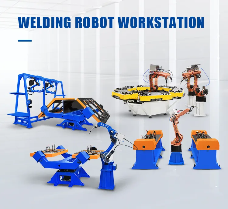 Hwashi Industrial CNC Welding Machine Robotic 6 Axis with Servo, Welding Robot Arm Positioner Rack, Automatic TIG Welding Robot