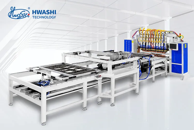Hwashi Swinq Basewire Frame Welding Machine Iron Wire Row Welding Machine 0