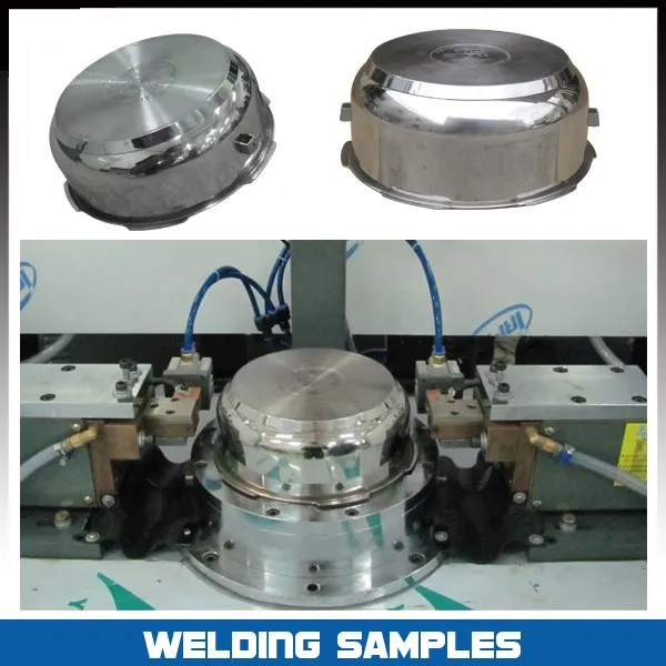 Hwashi Aluminum Sauce Pan Handle Spot Welding Machine 2